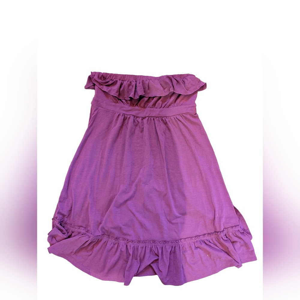 Purple Ruffled Dress